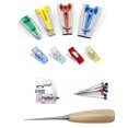 thumbnail image 3 of Matsuzay Juego de máquina para hacer cinta al bies para el hogar, juego de herramientas de costura con alfileres de bola para pies De coser Matsuzay HA017909-00, 3 of 5