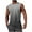 Gray, variant on fatyb Tank Tops Mens Casual Beach Gradient Color T Shirts Summer Sleeveless Muscle Basic Tshirts for Men