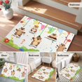 thumbnail image 6 of Groundhog Day 2'x3' Washable Rug, Bunting Floral Cartoon Funny Colorful Cute Non-Slip Doormat Area Rugs for Entrance Bathroom Bedsides, StainResistant Carpet for Kitchen Bedroom, Entryway Floor Mat, 6 of 9