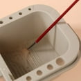 thumbnail image 6 of YongCo Paint Brush Washer Bucket 3 in 1 Art Brush Cleaner Washing Pots Art Pen Wash Barrels Tub with Lid Palettes Brush Holder, 6 of 19