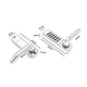 thumbnail image 3 of Digital Password Mechanical Door Lock Set, Red Bronze Sliding Swing Password Combination Keyless Entry Door Lock for Home, Office (Need Door Frame if, 3 of 5