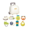 thumbnail image 2 of Yinanstore Teether Toys Gentle Comfort Easy to Hold Textured Grasping Early Educational 8pcs, 2 of 8