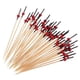 thumbnail image 1 of Palillos de cóctel de 3 cuentas para sándwiches, palillos de dientes para frutas, suministros para fiestas, color negro 6 piezas, 1 of 10