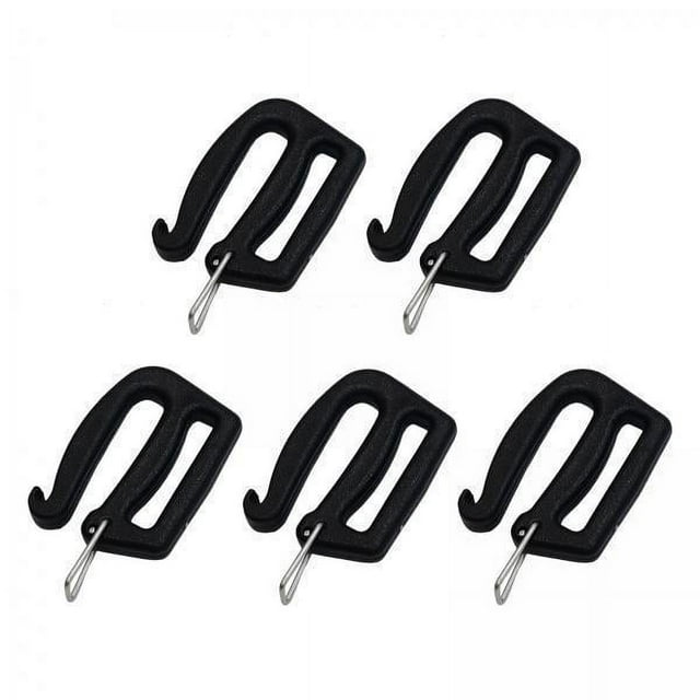 5 Piezas G Hook Strade Fareast Limited Ajustadores de Mochila Negros 1 Pulgada