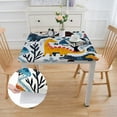 thumbnail image 2 of Acheng Dinosaur Tree Pattern Square Tablecloth Outdoor Fitted 100% Polyester Fiber 46*46, 2 of 8
