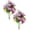 D, variant on 1 Pc Artificial Daisy Silk Flower Outdoor UV Resistant Fake Wildflowers Faux Greenery Shrubs Plastic Plants Fake Silk Flowers for Home Indoor Outside Garden Vase Decor, 13.39 Inch, E