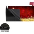thumbnail image 4 of GZHJMY Magnetic Mailbox Covers Shining Christmas Tree Golden Glitter Mailbox Stickers MailWraps Post Cover 25.4x20.78 inch Home Decor, 4 of 5