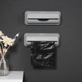 thumbnail image 4 of Dispensador de bolsas de basura: Organizador colgante con 2 ganchos - Caja de almacenamiento para pared - Soporte multifuncional para bolsas de basura, ideal para cocina y baño., 4 of 8