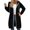 Black, variant on Long Hoodies for Women Zip Up Double Zipper Jacket Full Zip Hoodies Sweatshirts Tunic Sweatshirts Fall Winter Fashion Clothes,Navy M