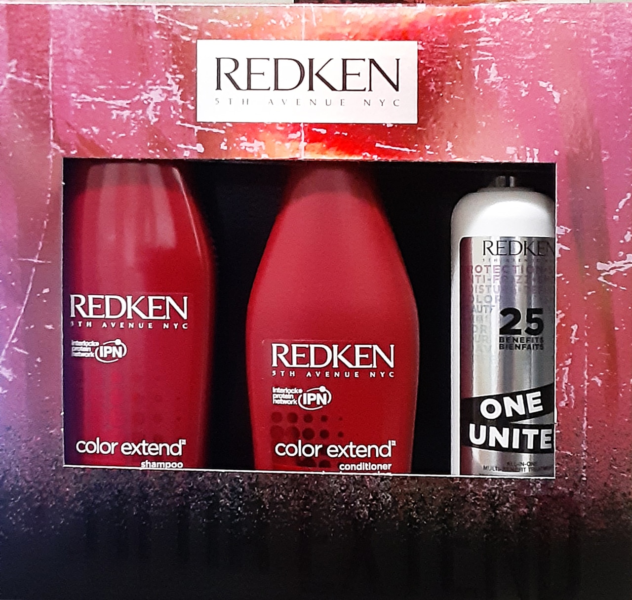 Redken Color Extend Shampoo 10.1 oz & Conditioner 8.5 oz & One United 5