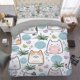 thumbnail image 2 of Bonita ropa de cama de gato, ropa de cama para niños pequeños, juego de funda nórdica infantil, regalo para amantes de los gatos,, 2 of 3