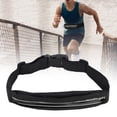 thumbnail image 5 of Riñonera con cinturón para correr zhang ming bolsa deportiva a prueba de sudor negro, 5 of 5