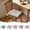 Beige, variant on LHNFT Seat Cushion,Thick High-Density Foam Bench Pad for Bay Window & Reading Nook,Non-Slip Bottom