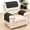 Black:3 Pcs, variant on Ikoopy Set of 3 Recliner Headrest Protector and Armrest Cover Waterproof Couch Headrest Covering Chair Armrest Cover Non Slip Furniture Protector for Pet for Sofa Leather Couch Theater Seat