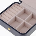 thumbnail image 4 of Caja de Almacenamiento Hugo Almacenamiento de la joyería del viaje Azul, 4 of 9