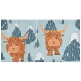 thumbnail image 2 of Highland Cow and Mountains 3 Ring Binders 1.5 inch Hardcover File Folders with Interior Pockets A4 Size Organizer for School Office Hospital, 2 of 8