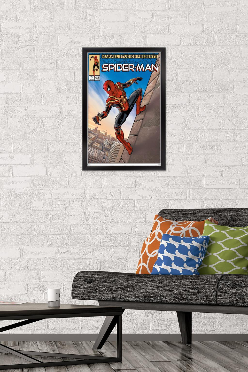 Marvel Spider-Man: No Way Home - Wall Comic 16.5" x 24.25" Framed Poster, by Trends International