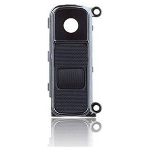 Replacement Back Camera Lens With Power & Volume Buttons Compatible For LG K10 (2016) (Black)