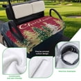 thumbnail image 5 of Golf Cart Seat Covers for 2 Seater,Red Christmas Tree Microfiber Cart Seat Towel Blanket,Green Yellow Gray Xmas Tree Snowflake Absorbent NonSlip Bench Seats Protector for Golf Course 51"x31", 5 of 9