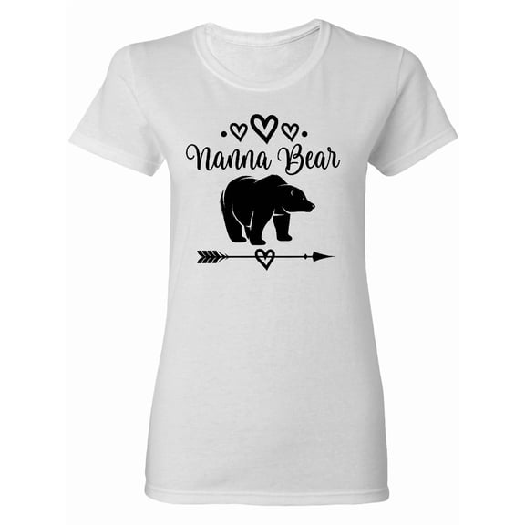 Inktastic Nanna Bear Grandma Women's T-Shirt
