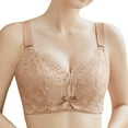 thumbnail image 5 of AILIVIN Minimizer Bras for Women Wireless Full Figure Minimizer No Wire Plus Size Bra Full Coverage Wirefree Cute Wide Strap Lifting Up Minimizering Comfortable Womens Bras Toffee 42DDD 42 DDD, 5 of 7