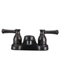 thumbnail image 2 of Dura Faucet Robinet DF-PL700L-VB Série Designer; Utilisé pour Toilettes; Pièce Unique Montage sur Plateau de 4 Pouces; Poignée Designer à 2 Leviers; Revêtement Bronze Vénitien/plastique; Application à 2 Trous, 2 of 5