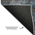 thumbnail image 5 of Addison Rugs Mayfield Premium Machine Washable Traditional Global Teal Rectangle Rug, 8' x 10', 5 of 6