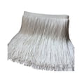 thumbnail image 1 of Jumpingount Accesorios hechos a mano con flecos anchos para decoración de cortinas Amplia gama de opciones Decoración con borlas Accesorios de disfraces blanco, 1 of 6