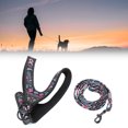 thumbnail image 1 of Dog Traction Rope,Comfortable Lining Reflective Covered Pet Dog Harness Dog Traction Suit Convenient Use, 1 of 12