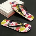 thumbnail image 3 of jiaxiM Women Flip Flops Black Thong Sandals Cushioned Women Slippers Non- Orthopedic Sandals for Women Thick Sole Orthofeet Shoes for Women, 3 of 5