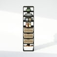 thumbnail image 6 of Furinno Compact 9-Tier Vertical Space Saving Free Standing Corner Shelf, Display Rack, Espresso, 6 of 6
