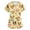 Earthy Yellow-B#2062CC, variant on Cartoon Animal Print Scrub Top Women S-5XL Plus Size Women Nurse Uniform with Pocket Stretchy V Neck Short Sleeve Womens Scrub Tops