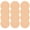 color, variant on ACDANC 12 Pcs Nude Round Make Up Sponges for Face Cosmetic Sponge Makeup Pads Powder Sponge Makeup Foundation Powders Sponges for Liquid Foundation Cream Concealer,Wet and Dry Dual Use