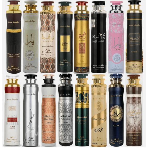 Lattafa Airfreshener 300ml 3 pcs Variety Pack