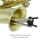 Support de Saxophone Ténor Pliable Support de Support de Sol en Métal Sax Portable avec Sac de Transport – image 5 sur 6
