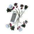 thumbnail image 2 of Christmas String Lights,5 Ft 10 LED Snowman Santa String Lights Xmas Tree Lights, Waterproof Fairy Christmas Lights,Battery Operated,for Indoor Outdoor Christmas Decoration, 2 of 3