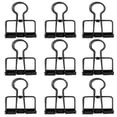 thumbnail image 1 of Miangastore 10Pcs Binder Clips Metal Binder Paper Clamps Office Document Clips for Paperwork, 1 of 8