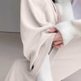 thumbnail image 6 of Taqqpue Women Maternity Work Pants with Pockets,Over The Belly Pregnancy Wide Leg Dress Trousers Solid Color Loose Fit Plus Size Straight Leg Pants for Women, 6 of 6