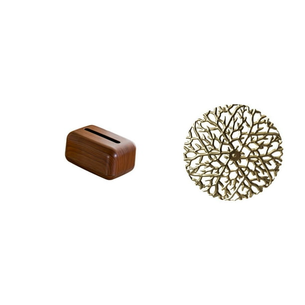 Organizador Rectangular Multifuncional Para Servilletas Y Pañuelos De Papel, Con Decoración Rústica De Pared En Metal. Placa Escultórica 3D De Hierro Forjado, Ideal Para Cocina, Coche,