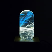 EP Light E26 E27 Edison Light Bulb Blue Ocean Decorative LED Bulb,Night Light for Bedrooms,Handmade Art fixture Unique Gifts