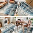 thumbnail image 5 of Spring Forest Runner Rug 2.7x5 FT, Non Slip Entryway Carpet, Grey Tree Branch Impressionist Style Washable Soft Floor Carpet Entrance Mat Non-Shedding Throw Rug for Hallway Laundry Room Bedside, 5 of 9