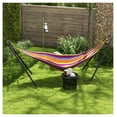 thumbnail image 2 of Hammock Stand 2 Person, Portable Adjustable Steel Frame - 10.3ft, 800lbs Capacity, Black, 2 of 9