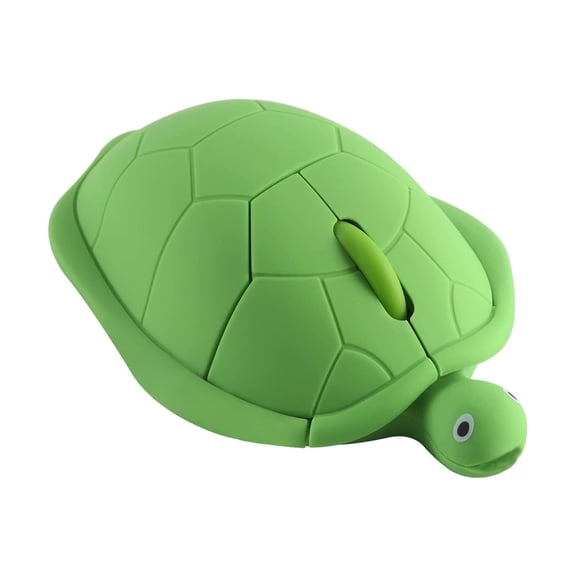 Dpisuuk Wireless Mouse, Cute Animal Turtle Shape Computer Mouse Ergonomic 2.4GHz Optical Mice with USB Receiver for Laptop Desktop Computer PC