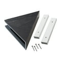 thumbnail image 1 of Palisade Vinyl Waterproof Corner Shower Shelf Black Ice, 1 of 6