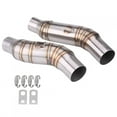 thumbnail image 1 of 1 par de conector adaptador de tubo de enlace medio de escape de motocicleta de 51mm para Kawasaki Z1000 2010-2014 Jadeshay A, 1 of 8