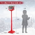 thumbnail image 3 of Gymax  5 Ft Christmas Street Lamp Sound Activated Indoor Street Light w/ Colorful LED Lights, 3 of 9