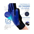 thumbnail image 3 of Guante Xtellar Removedor Quita Pelos Para Mascotas Masaje Perro Gato Color Azul, 3 of 6