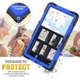 thumbnail image 5 of KOMI Case for Samsung Galaxy Tab A9+/ A9 Plus Case 11 Inch, Protective with Screen Protector/Hand Strap/Pen Holder, Sturdy Shockproof Galaxy A9 Plus Tablet Case 2023 SM-X210/X216/X218, 5 of 5