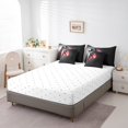 thumbnail image 4 of YST Boxing 7 Pcs Comforter Set Full Sports Game Theme Sheet Set Bed In A Bag For Boys Men Adults Competitive Boxing Gloves Pattern Grey Red Down Comforter, 4 of 5