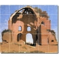 thumbnail image 1 of Ceramic Tile Mural-Jean Corot Historical Wall Tile Mural 17. 25.5" w x 21.25" h using (30) 4.25 x 4.25 ceramic tiles, 1 of 3